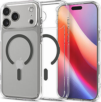 Spigen Ultra Hybrid MagSafe Clear Graphite iPhone 17 Pro
