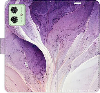 iSaprio Flip puzdro Purple Paint pre Motorola Moto G54 5G/G54 5G Power Edition