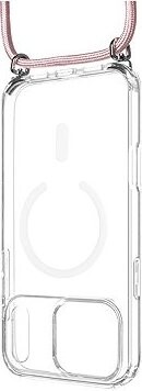 FIXED MagPure Neck s ružovou šnúrkou na krk pre Apple iPhone 17 Pro Max