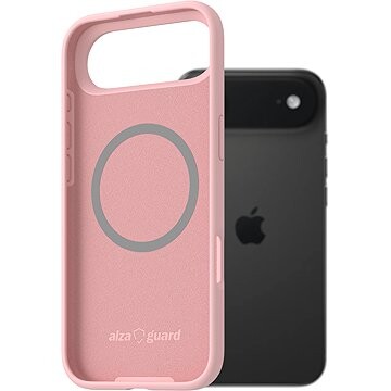 AlzaGuard Silicone Case Compatible with Magsafe na iPhone Air ružový