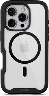 Spello Rugged magnetický kryt iPhone 16 Pro Max – čierny