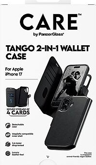 PanzerGlass CARE puzdro Apple iPhone 17 MagSafe Tango 2 v 1 Wallet