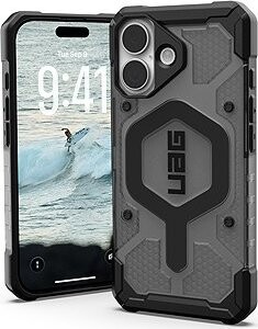 UAG Pathfinder Clear Magsafe Ash Black iPhone 17