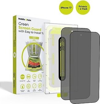 Mobile Origin Screen Guard Privacy With Easy Applicator 2 Pack iPhone 17