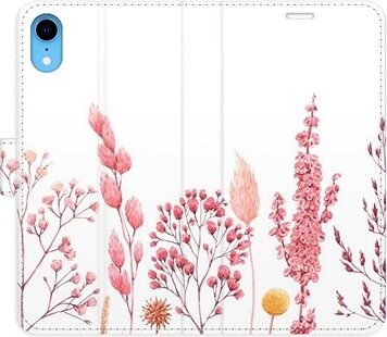 iSaprio flip puzdro Pink Flowers 03 pre iPhone XR