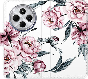 iSaprio Flip puzdro Pink Flowers pre Xiaomi Redmi 14C/Poco C75