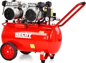 HECHT Kompresor so vzdušníkom 50 l, bezolejový dvojmotorový 2089