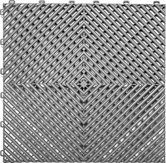 Escape6 WPC dlaždica SORG, 40 × 40 × 1,9 cm, tmavo sivá, 1 ks