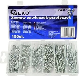GEKO Sada závlačiek 150 ks
