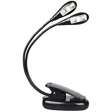 Verk 27414 Dvojitá LED lampa s klipsom, 4 LED