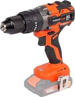 POWERPLUS Skrutkovač/vŕtačka AKU s príklepom, bezuhlíkový 20 V LI-ION POWDP15220 (bez AKU)