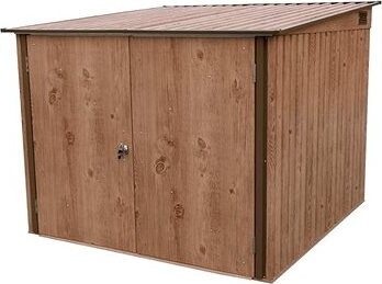 DURAMAX Domček záhradný na bicykle, hnedý 163 × 203 × 202 cm