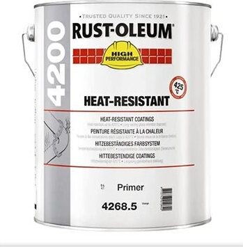 Rust-Oleum Antikorózny tepelne odolný základový náter oranžový 4268 Heat-Resistant Primer/5 l, RO.4268.5