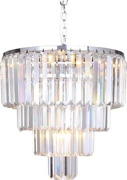 Brilagi LED Krištáľový luster na reťazi MOZART 5× E14 40 W lesklý chróm