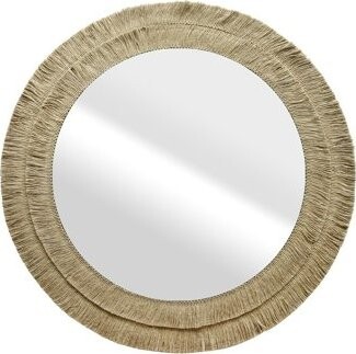 TEXTILOMANIE Roti okrúhle, s rámom z juty, 70 cm