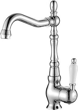 Laveo Evora stojanová drezová batéria L, chróm (BAE_065D)