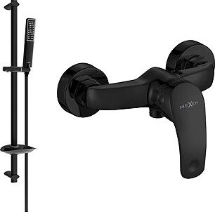 MEXEN Fabia DB72 sprchová batéria s príslušenstvom, čierna (74654DB72-70)