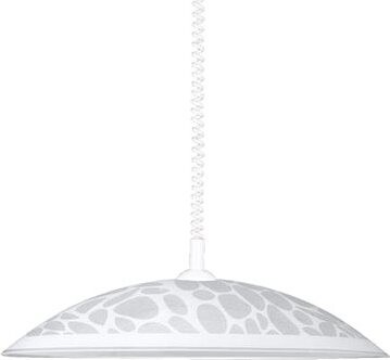 SILK,1× E27/60 W, WHITE CRYSTALIC, PENDANT