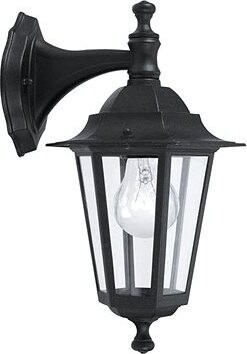 EGLO – Vonkajšie nástenné svietidlo 1× E27/60 W čierne