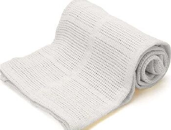 Kaptan Bavlnená celulárna deka 100 × 150 cm, biela