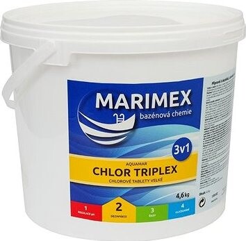 MARIMEX Chémia bazénová CHLOR TRIPLEX 4,6kg