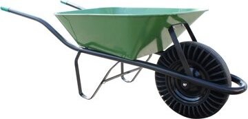 J.A.D. TOOLS kolečko stavební, plná pryž, 60 l, zelené