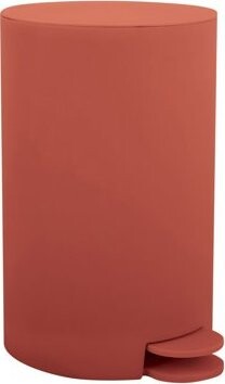 MSV pedálový odpadkový kôš Osaki, matná terakota, plast, 3 l