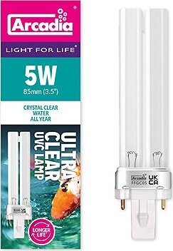 Arcadia Compact Ultra Clear UVC 5 W, G23, 100 mm