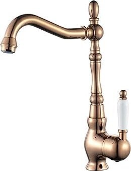 Laveo Evora stojanová drezová batéria L, meď (BAE_865D)