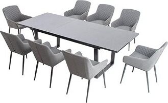 DOPPLER Luxusná záhradná súprava LIVORNO PARIS pevná sivá 8 + 1