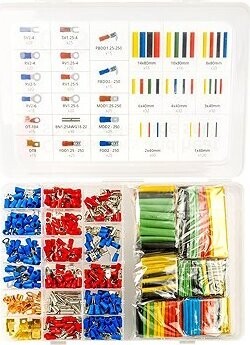 AMIO sada izolovaných konektorov a zmršťovacích bužírok 687 ks