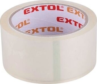 EXTOL PREMIUM páska lepiaca tichá, transparentná, 48 mm × 40 m hr. 0,046mm, PP/akryl lepidlo, 8856322