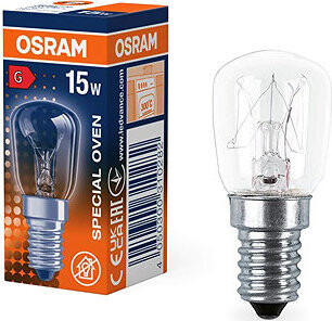OSRAM SPC.T26/57, E14, 15 W, 300 °C, číra