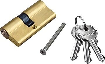 Extol Craft Vložka cylindrická (9404) 65 mm (30 + 35 mm) hliníkové telo s mosadznou povrchovou úpravou