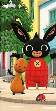 Carbotex Zajačik Bing s Flopom a Lienka 70 × 140 cm