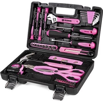 FIELDMANN Sada náradia ružová 51 ks FDG 5019-51R