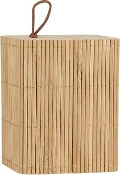 TEXTILOMÁNIE Štvorcová bambusová krabička s vekom