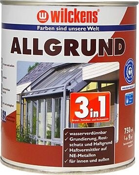 Wilckens Univerzálna vodou riediteľná farba 3 v 1 sivá Allgrund 750 ml, WI.11372000050