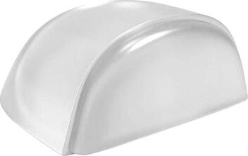 Zarážka dverná, 42 × 36 × 22 mm, transparentná, samolepiaca