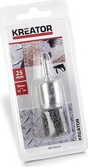 KREATOR Oceľová kefa na vŕtačky 25 mm KRT150101