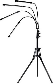 Gardlov 19388 LED Lampička na pestovanie rastlín so statívom, 80 LED, 4 panely 14 W