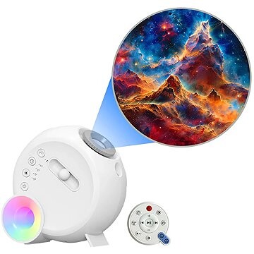 Nanxin Projektor galaxie s funkciou meteoritu, diaľkové ovládanie