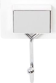 COMPACTOR Bestlock Magic Samolepiaci háčik, bez vŕtania, chróm, nosnosť až 3 kg