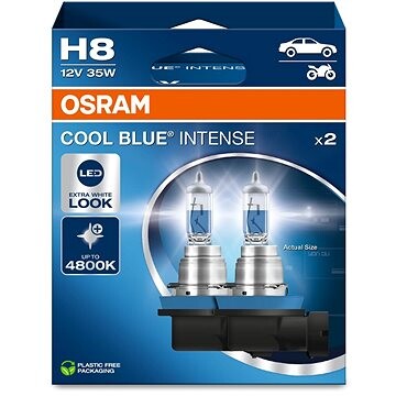 OSRAM H8 Cool Blue Intense, 12 V, 35 W, PG19-1, Duobox