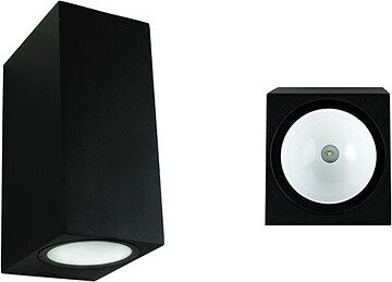 McLED LED svietidlo Revos 2S, 6 W, 4000 K, IP65, čierna farba