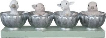 Clayre & Eef Veľkonočná dekorácia – Veľkonočné mláďatká