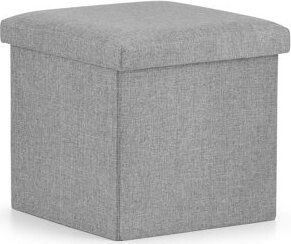 TEXTILOMANIE Skladací taburet FURELA L 38 × 38 × 38 cm, sivý