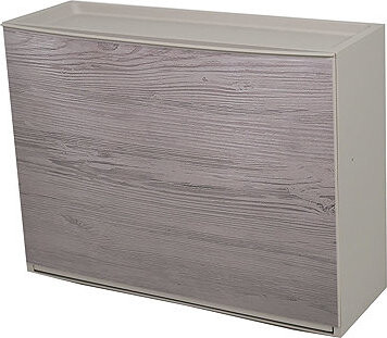 Belli e Forti Výklopný botník s imitací světlého dřeva, šedý