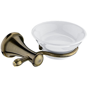 Nimco Mydlovnička Lada staromeď – držiak na mydlo mosadz keramika LA 19059K-65