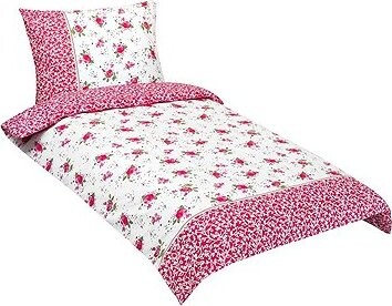 BELLATEX Obliečky bavlna 90/215 ružička 140 × 200 cm, 70 × 90 cm